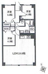 津田沼スカイハイツ　2階　《火災保険料弊社負担＆御引越などで使用頂ける現金3万円》