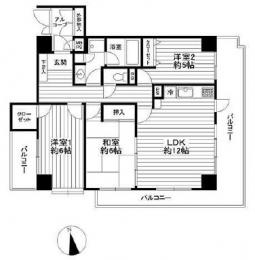 ライオンズマンション南柏　210号室　《火災保険料弊社負担＆御引越などで使用頂ける現金3万円》