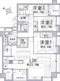 サン市川ハイツ　1008号室　《火災保険料弊社負担＆御引越などで使用頂ける現金20万円》