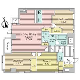 グリーンパーク北千住　402号室　《火災保険料弊社負担＆御引越などで使用頂ける現金10万円》