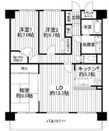 マイキャッスル柏豊四季　504号室　 《火災保険料弊社負担＆御引越などで使用頂ける現金3万円》