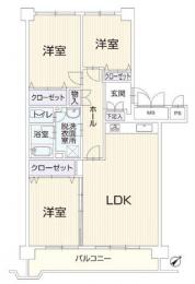 富岡エステート2号棟　802号室　《火災保険料弊社負担＆御引越などで使用頂ける現金15万円》