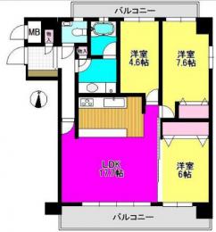 ルネ小岩ガーデンハウス　803号室　《火災保険料弊社負担＆御引越などで使用頂ける現金15万円》